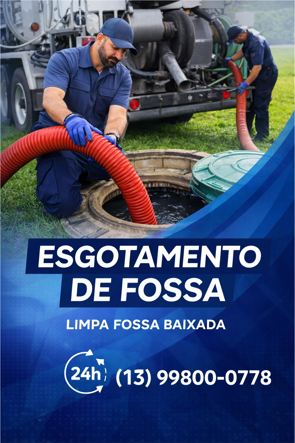 Serviço de esgotamento de fossa em Santos SP