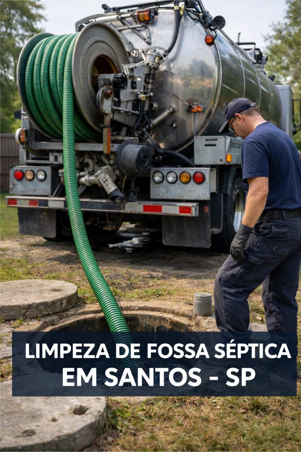 Limpeza de Fossa Séptica em Santos SP